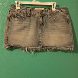 aeropostale denim skirt